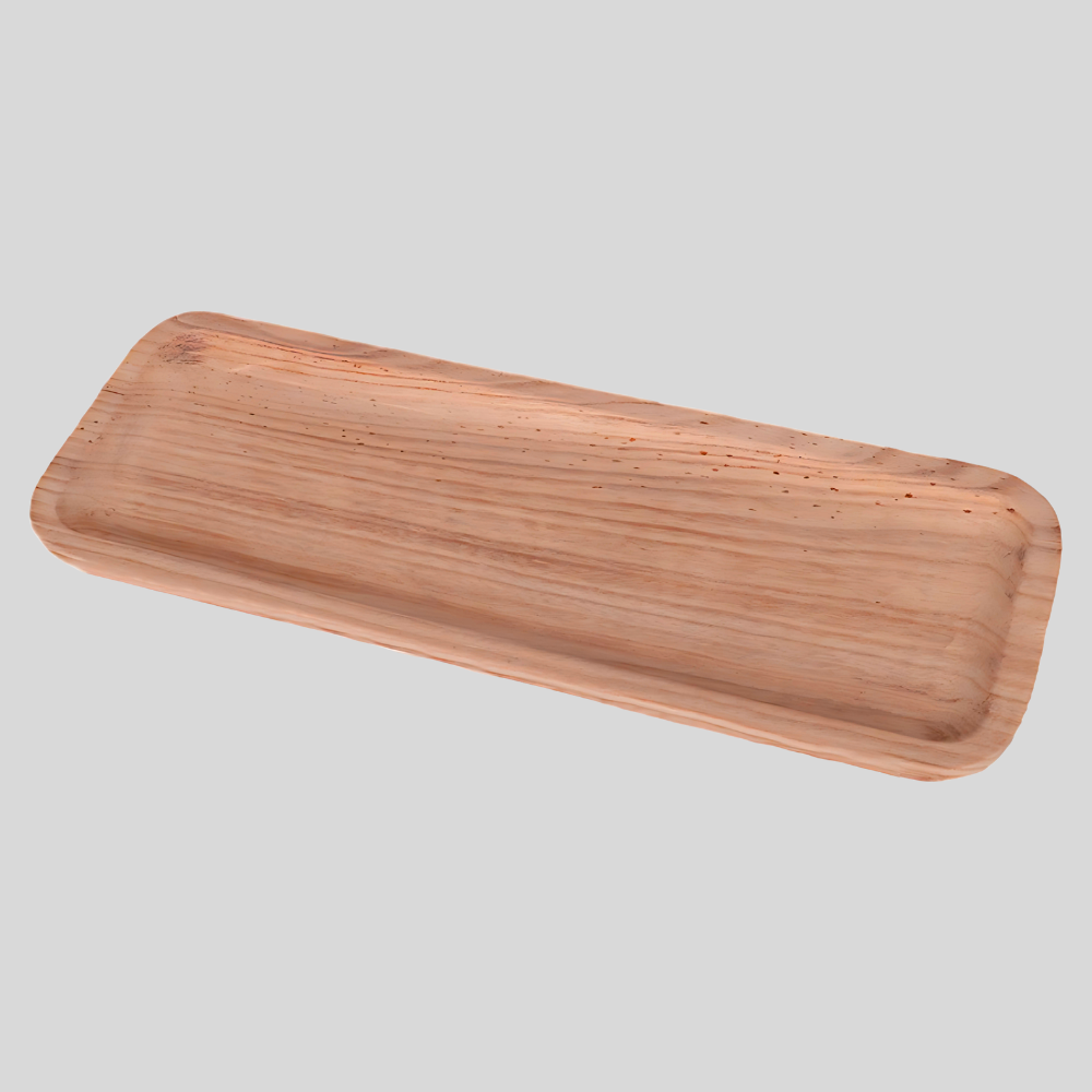 Bandeja en Madera de Paulownia - Canelo