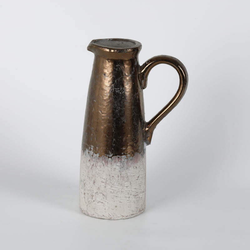 Jarron Asa Ceramica Copihue