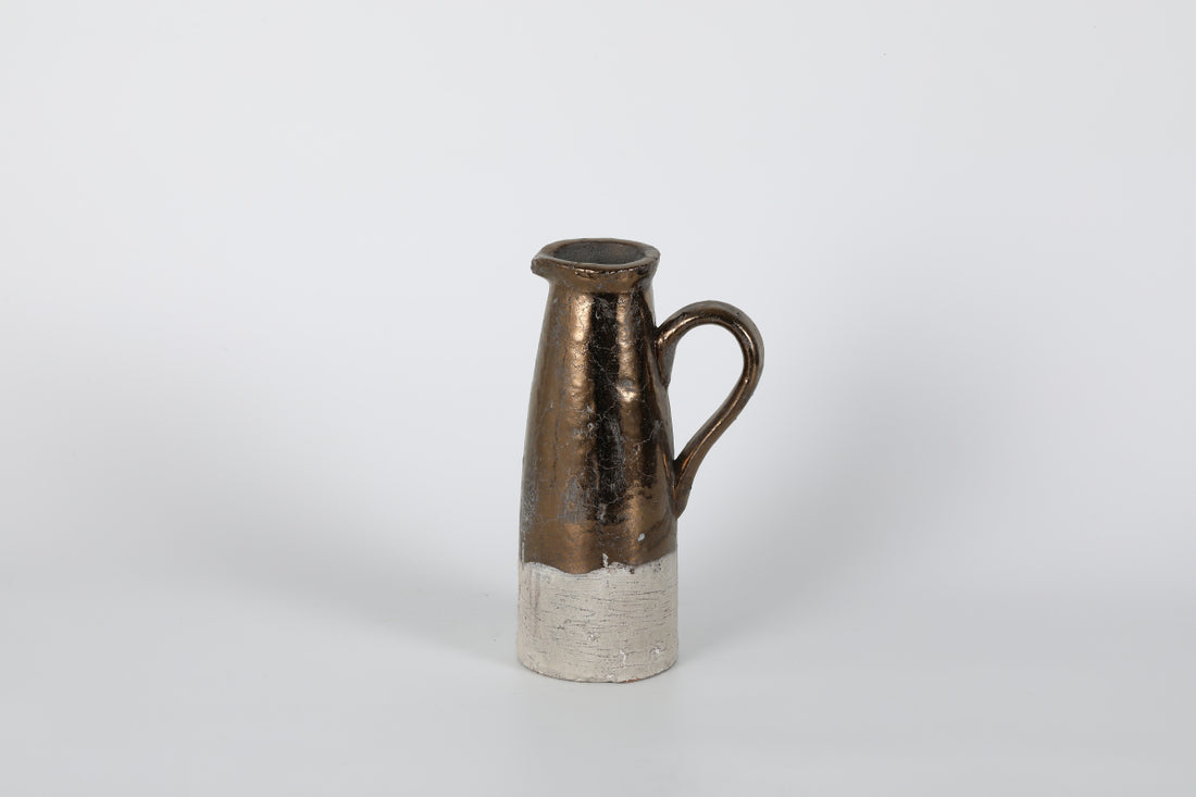 Jarrón Asa Cerámica - Copihue