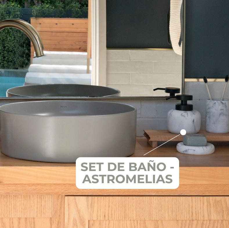 Set de baño Alstromelias