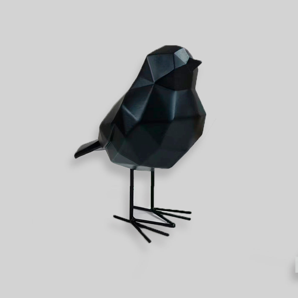 Mirlo - Figura Pájaro Negro