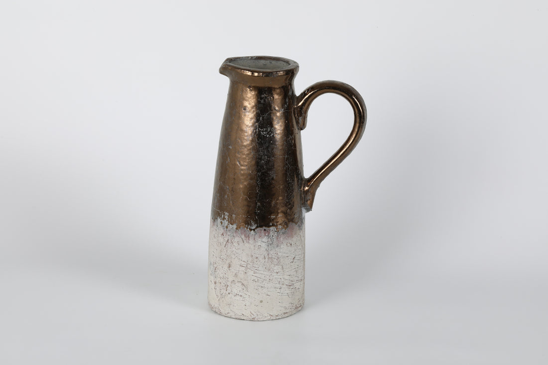 Jarrón Asa Cerámica - Copihue